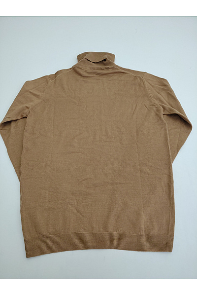ungaro Pánský hnědý vlněný rolák merino basic Velikost M | ungaro | obrázek 4