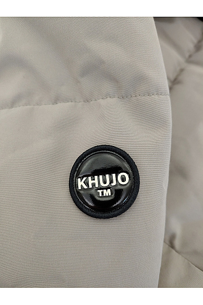 Khujo Béžová dlouhá prošívaná zimní bunda s kapucí Vel. L | Khujo | obrázek 6