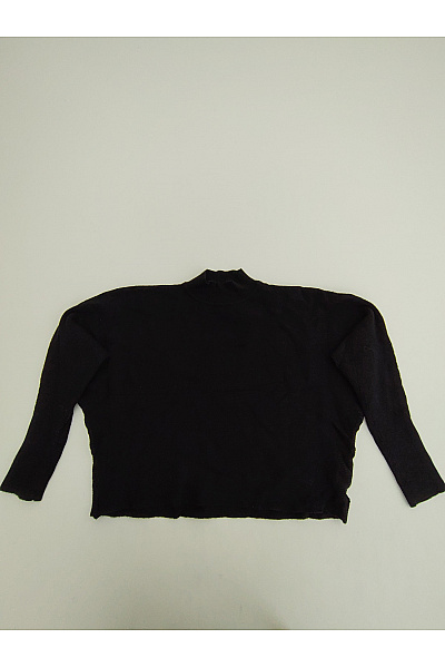 Blingberlin Černý Dámský Pulovr Se Stojáčkem Oversized Vel. M