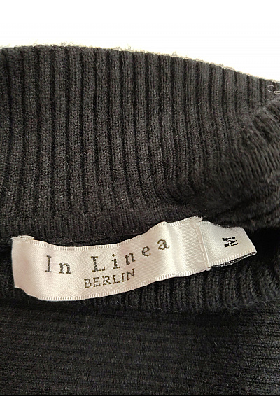 blingberlin Černý dámský pulovr se stojáčkem oversized Vel. M | blingberlin | obrázek 3