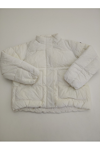 champion Bílá prošívaná puffer bunda oversize Velikost US LARGE | champion | obrázek 2