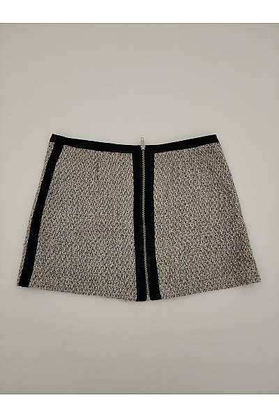 Topshop Černobílá mini sukně se zipem elegantní Vel. EU 40 | Topshop | obrázek 7