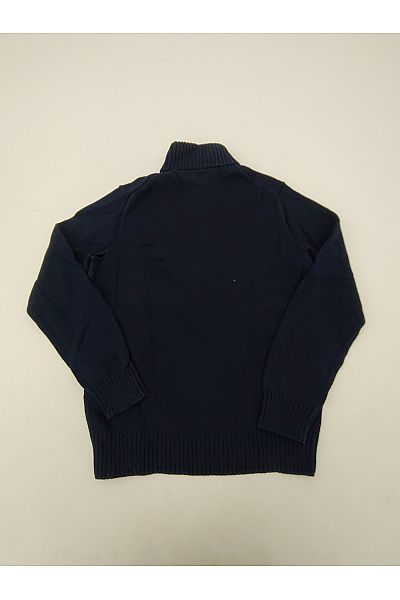 Ralph Lauren Pánský modrý bavlněný pulovr se stojáčkem na zip Vel. US M | Ralph Lauren | obrázek 2