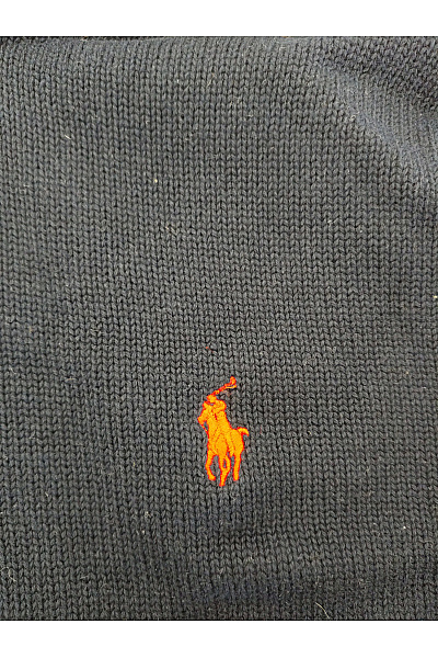 Ralph Lauren Pánský modrý bavlněný pulovr se stojáčkem na zip Vel. US M | Ralph Lauren | obrázek 3