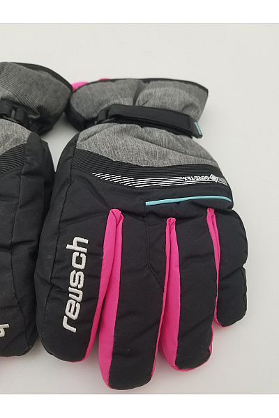 Reusch Dámské zimní outdoorové rukavice černorůžové Vel. US XL | Reusch | obrázek 2