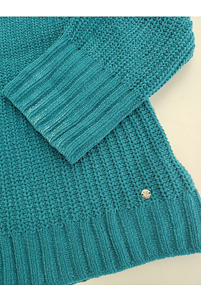 monari Zelený dámský pletený pulovr oversized Velikost DE 42 | monari | obrázek 2