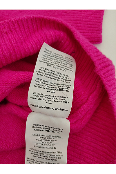 OLSEN Dámský růžový pletený pulovr basic Vel. US XXL/18 | OLSEN | obrázek 7