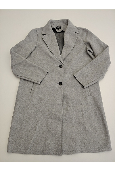 ONLY Šedý elegantní kabát Velikost M | ONLY | obrázek 2
