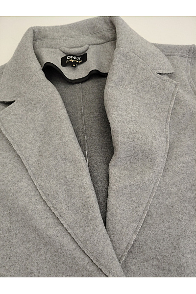 ONLY Šedý elegantní kabát Velikost M | ONLY | obrázek 5