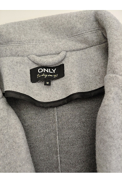 ONLY Šedý elegantní kabát Velikost M | ONLY | obrázek 11