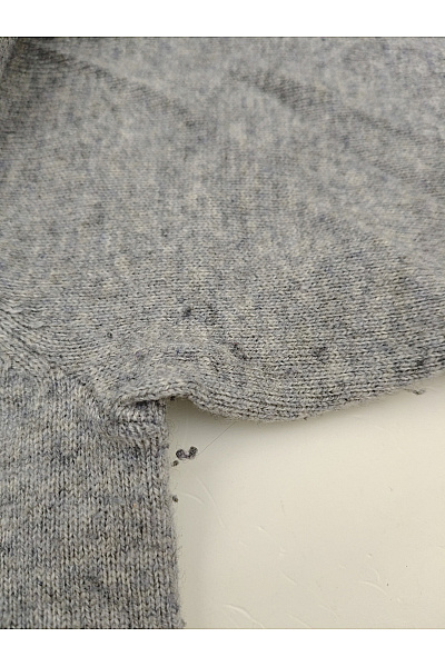 GC FONTANA Šedý vlněný rolák merino basic Velikost IT 42 | GC FONTANA | obrázek 2