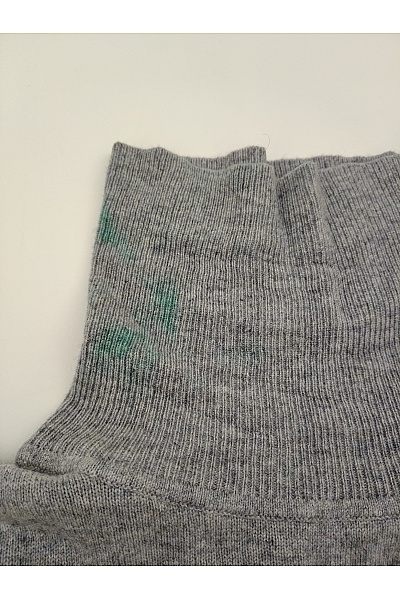 GC FONTANA Šedý vlněný rolák merino basic Velikost IT 42 | GC FONTANA | obrázek 3