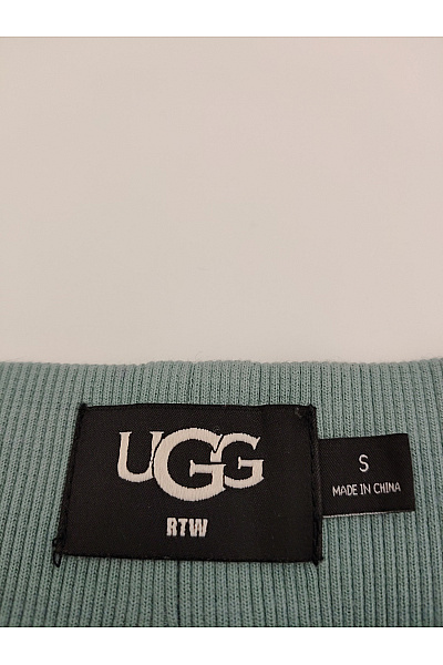 UGG Khaki tepláky s kapsami na stehnech a gumou nohavicích Velikost S | UGG | obrázek 4
