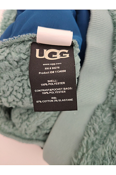 UGG Khaki tepláky s kapsami na stehnech a gumou nohavicích Velikost S | UGG | obrázek 5