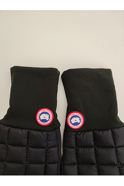 canada goose Černé outdoorové prošívané rukavice Velikost XL | canada goose | obrázek 5
