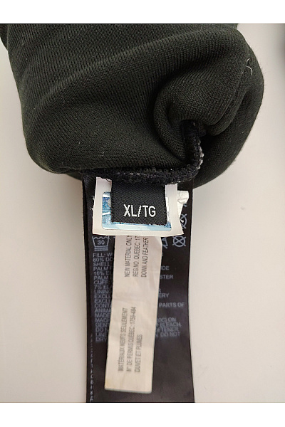 canada goose Černé outdoorové prošívané rukavice Velikost XL | canada goose | obrázek 7