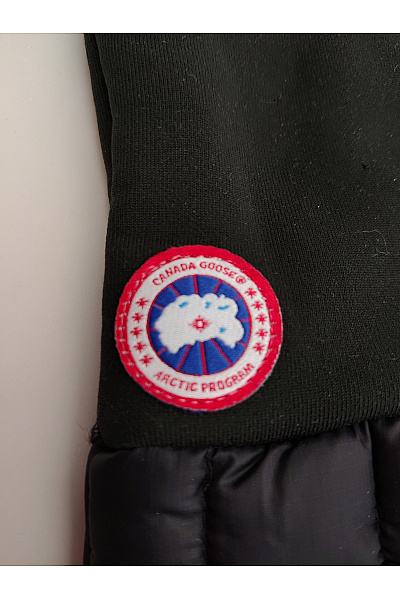 canada goose Černé outdoorové prošívané rukavice Velikost XL | canada goose | obrázek 9