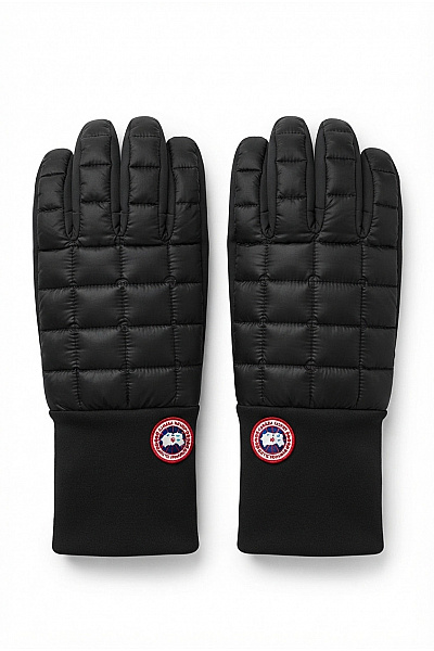 Canada Goose Černé Outdoorové Prošívané Rukavice Velikost XL