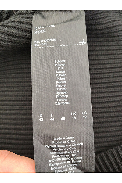 s.OLIVER Dámský černý bavlněný pulovr se stojáčkem Vel. 42 | s.OLIVER | obrázek 10