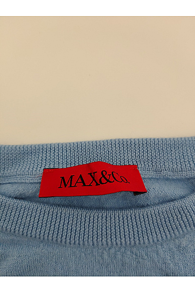 MAX&CO. Dívčí vlněný svetr modrý se srdíčkem | MAX&CO. | obrázek 5