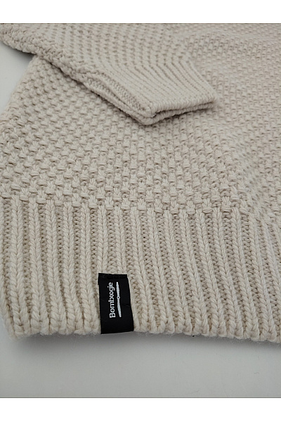 WORMLAND Béžový vlněný pletený rolák oversized Vel. DE XL | WORMLAND | obrázek 3