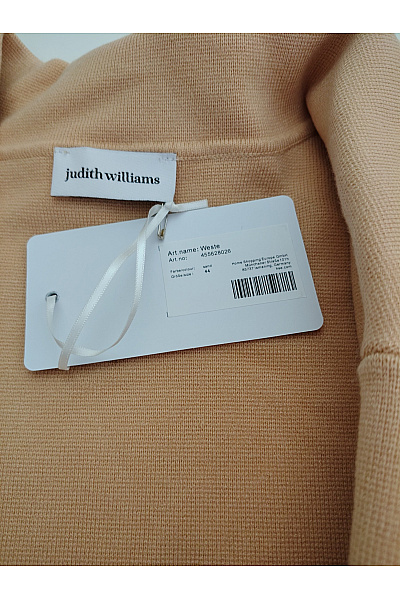 Judith Williams Béžová pletená vesta s páskem dlouhá Vel. DE 44 | Judith Williams | obrázek 5