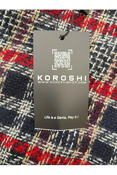 Koroshi. Dámská kostkovaná mini sukně s rozparkem a zipem Vel. EU 40 | Koroshi. | obrázek 4