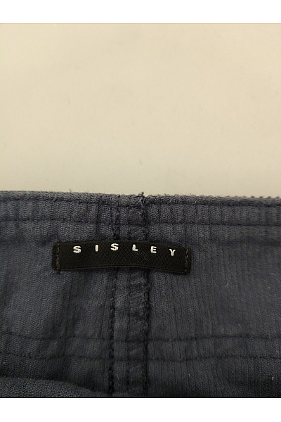 SISLEY Černá bavlněná mini sukně s rozparkem Velikost IT 42 | SISLEY | obrázek 6