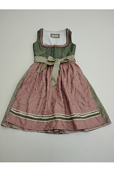 Stockerpoint Zelené dirndl šaty midi retro společenské Vel. EU 40 | Stockerpoint | obrázek 2