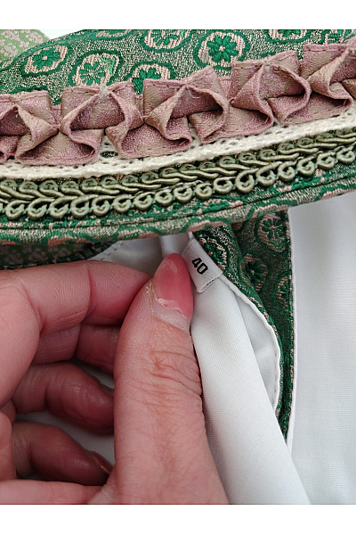Stockerpoint Zelené dirndl šaty midi retro společenské Vel. EU 40 | Stockerpoint | obrázek 9