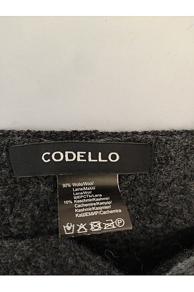 CODELLO Šedá vlněná šála pletená zimní elegantní | CODELLO | obrázek 5