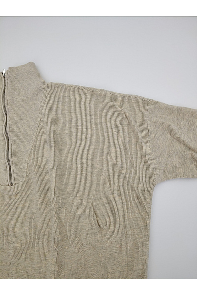 French Connection Béžový bavlněný pulovr se stojáčkem a zipem Vel. 2XL | French Connection | obrázek 5
