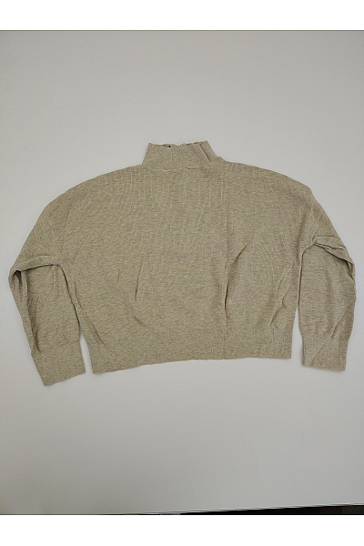 French Connection Béžový bavlněný pulovr se stojáčkem a zipem Vel. 2XL | French Connection | obrázek 8