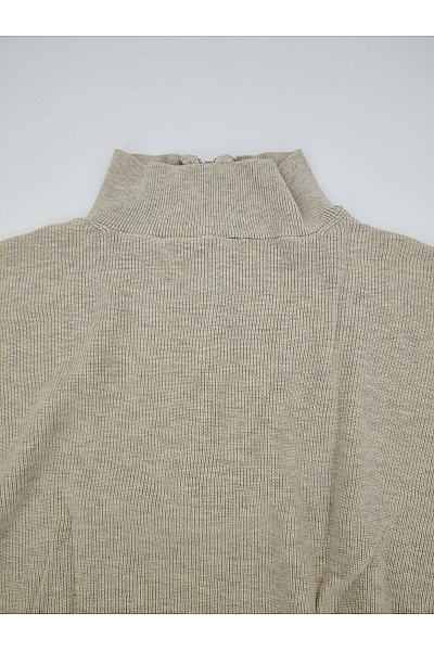French Connection Béžový bavlněný pulovr se stojáčkem a zipem Vel. 2XL | French Connection | obrázek 9