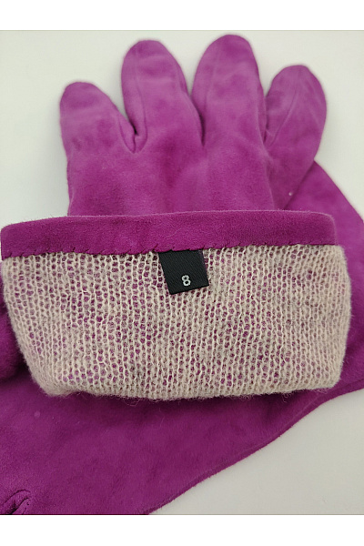 Fialové měkké rukavice Velikost 8 | Unimoda | obrázek 4