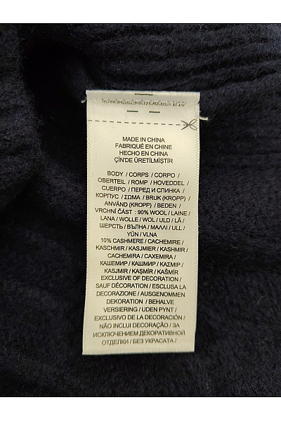 Ralph Lauren Černý vlněný pulovr s copánkovým vzorem Vel. US XL | Ralph Lauren | obrázek 6