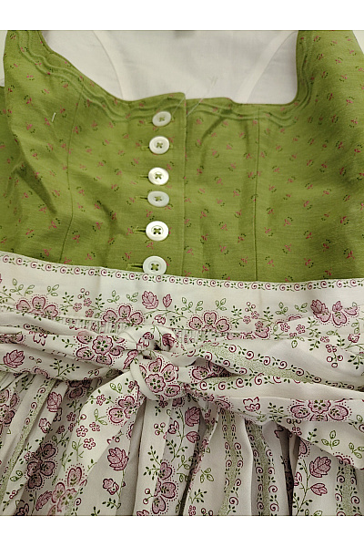Hammerschmid Zelené midi dirndl šaty s květinovým vzorem Velikost DE 40 | Hammerschmid | obrázek 3