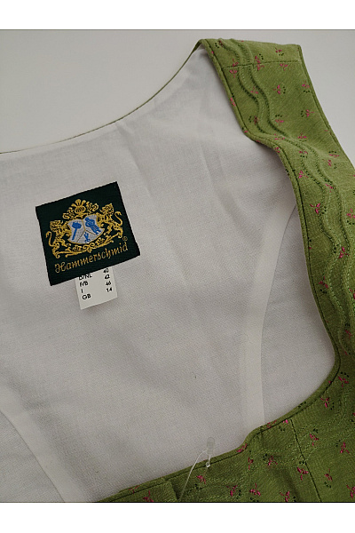 Hammerschmid Zelené midi dirndl šaty s květinovým vzorem Velikost DE 40 | Hammerschmid | obrázek 4