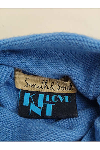 Smith & Soul Modrý dámský kašmírový rolák oversized Velikost XS | Smith & Soul | obrázek 4