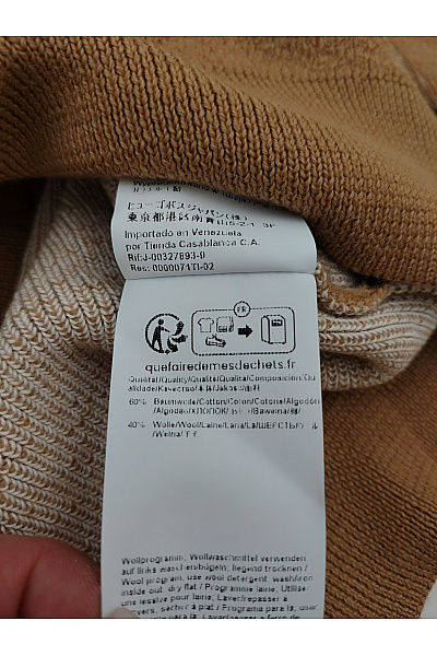 Hugo Boss Dámský hnědý bavlněný pulovr basic Velikost L | Hugo Boss | obrázek 4