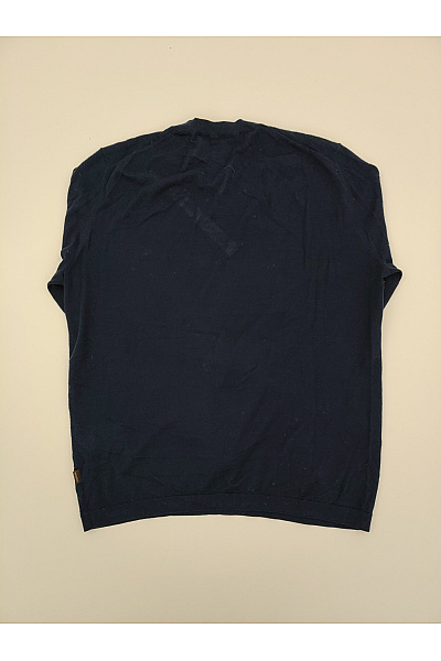windsor. Pánský vlněný pulovr do véčka černý basic Vel. M | windsor. | obrázek 6