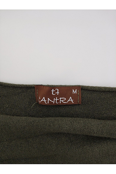 TANTRA Dámský khaki pletený pulovr s netopýřími rukávy Vel. M | TANTRA | obrázek 5