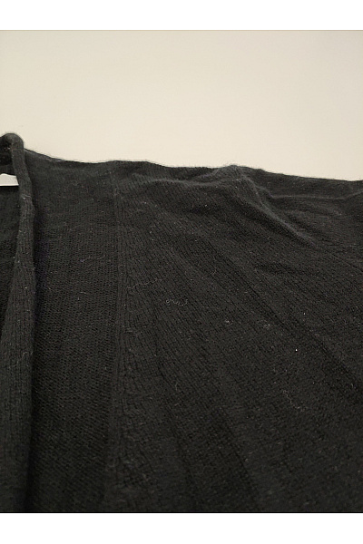MAX TONSO CASHMERE Dámský černý kašmírový kardigan dlouhý basic Velikost M | MAX TONSO CASHMERE | obrázek 5