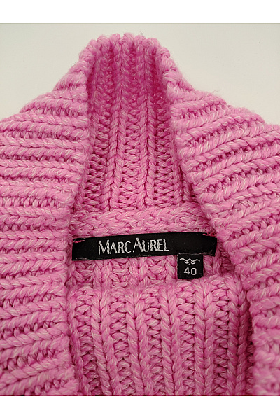 MARC AUREL Růžový dámský pletený pulovr se stojáčkem oversized Velikost EU 40 | MARC AUREL | obrázek 4