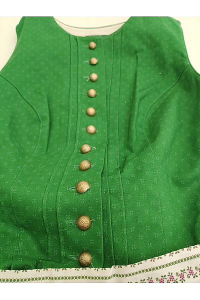Hammerschmid Zelené midi dirndl šaty s propínáním Vel. DE 34 | Hammerschmid | obrázek 4