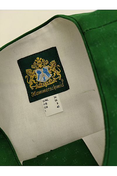 Hammerschmid Zelené midi dirndl šaty s propínáním Vel. DE 34 | Hammerschmid | obrázek 5