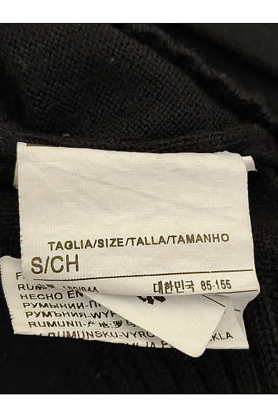 SISLEY Černý vlněný dámský rolák basic Velikost S | SISLEY | obrázek 5