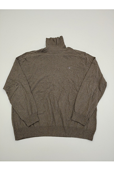 GANT Hnědý Pánský Pletený Rolák Basic Vel. XXL
