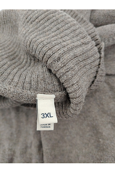 GANT Hnědý pánský pletený rolák basic Vel. XXL | GANT | obrázek 5