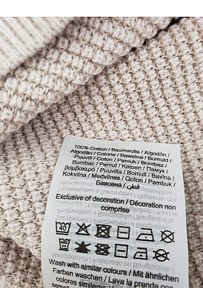 JACK & JONES Béžový pletený pánský pulovr se stojáčkem na zip Velikost M | JACK & JONES | obrázek 7